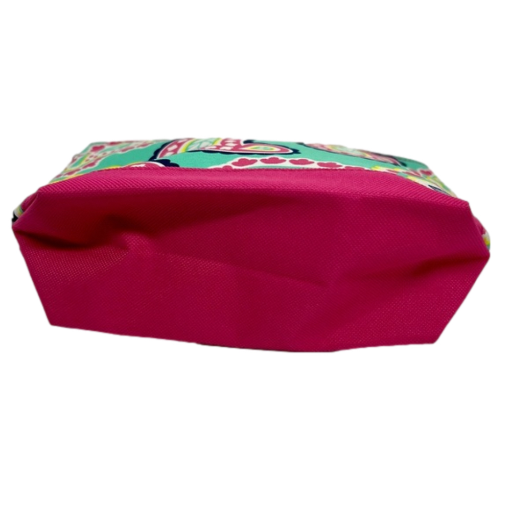 NWOT Colorful Medium Size Paisley Print Cosmetic Bag - Picture 5 of 7